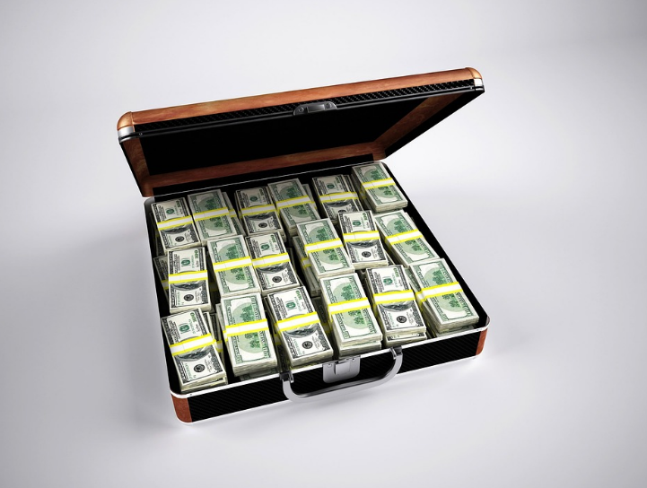 suit case full of money
