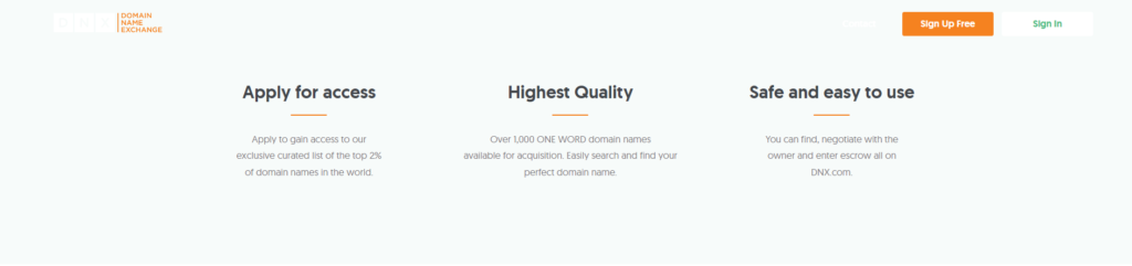 dnx.com one word domains