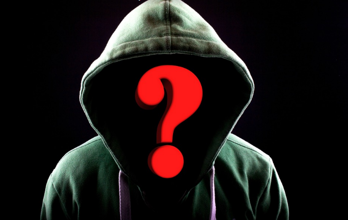 premium domain meaning, man in hoodie with question mark.