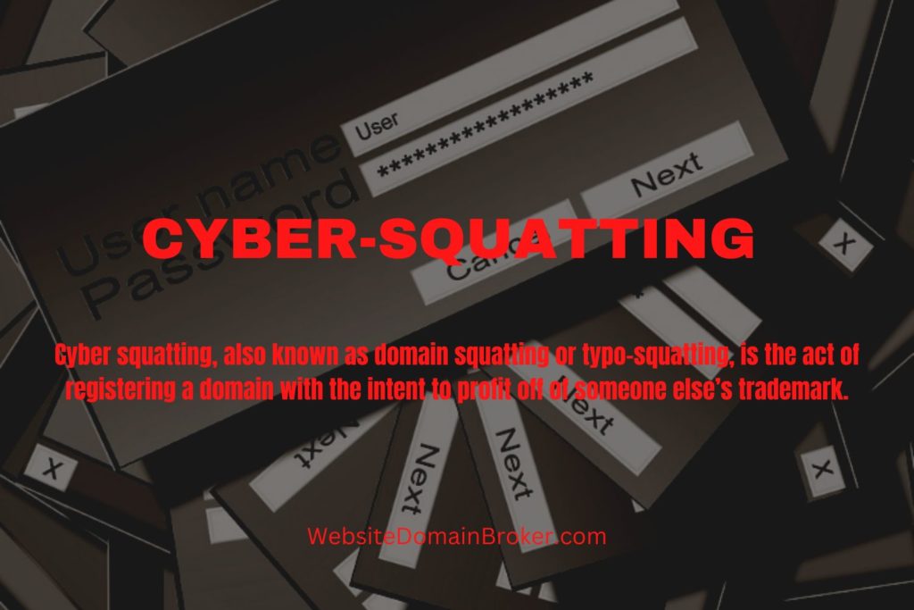 cyber squatting
