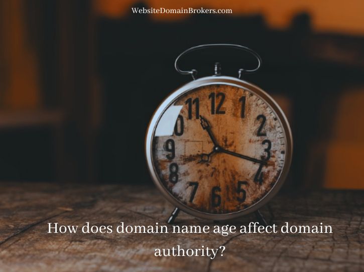 how does domain name age affect domain authority