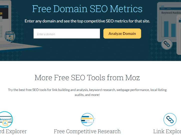 moz free domain authority plugin